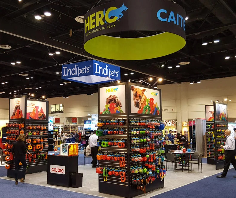 CAITEC Dog Toys Football for Dogs Floatable Squeaky Hard and Firm Fit for Outdoor Throwing Suitable for Medium to Large Dogs