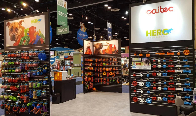 CAITEC Dog Toys Football for Dogs Floatable Squeaky Hard and Firm Fit for Outdoor Throwing Suitable for Medium to Large Dogs