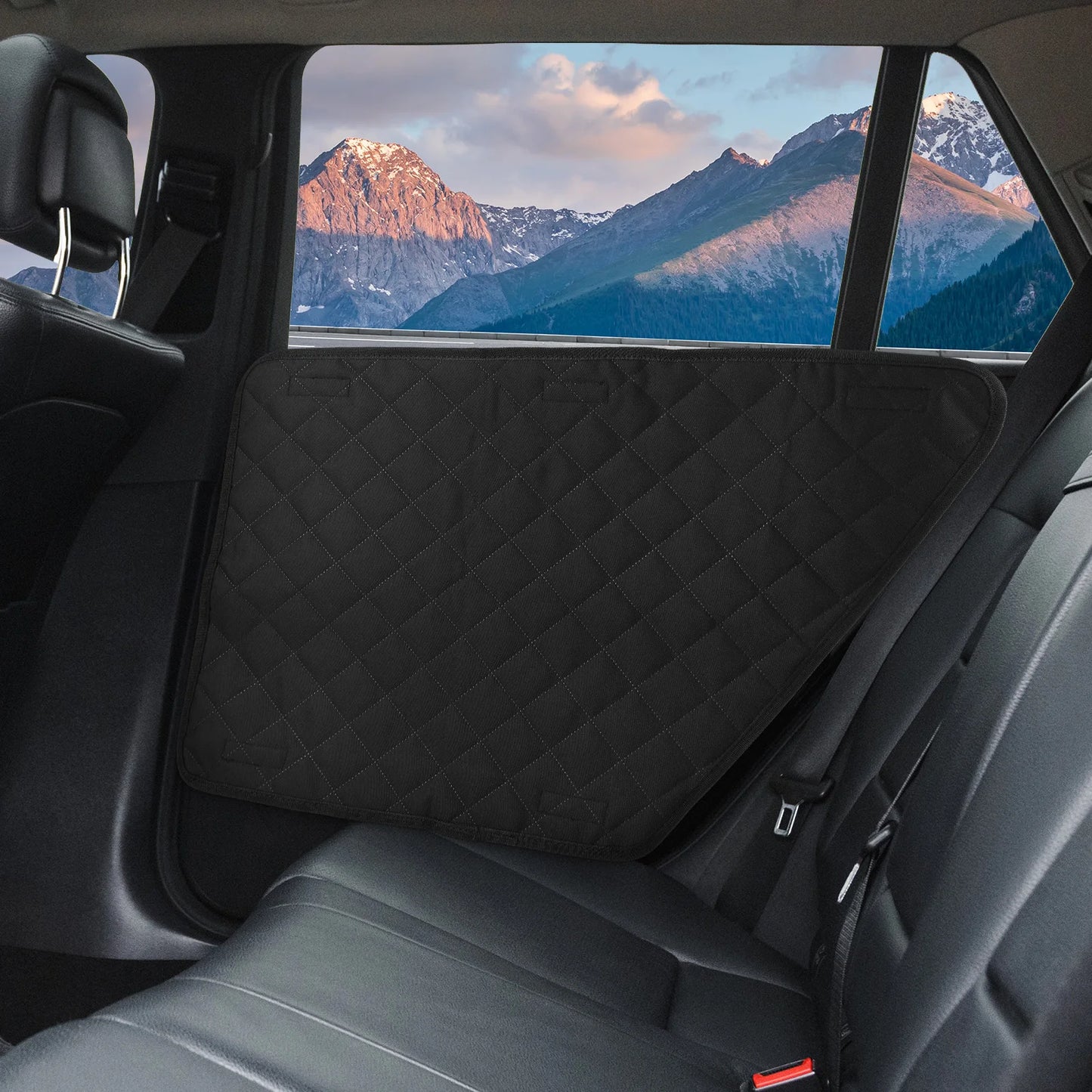 2Pcs Waterproof Car Door Cover for Dog Pet Anti-Scratch Car Cover Washable Car Door Protect Mat for Car SUV Truck Travel