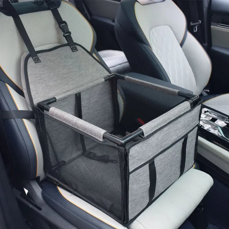 Waterproof Travel Dog Car Seat Cover Hammock For Cars, Pet Carrier Bag Cat Transport, Adjustable Straps