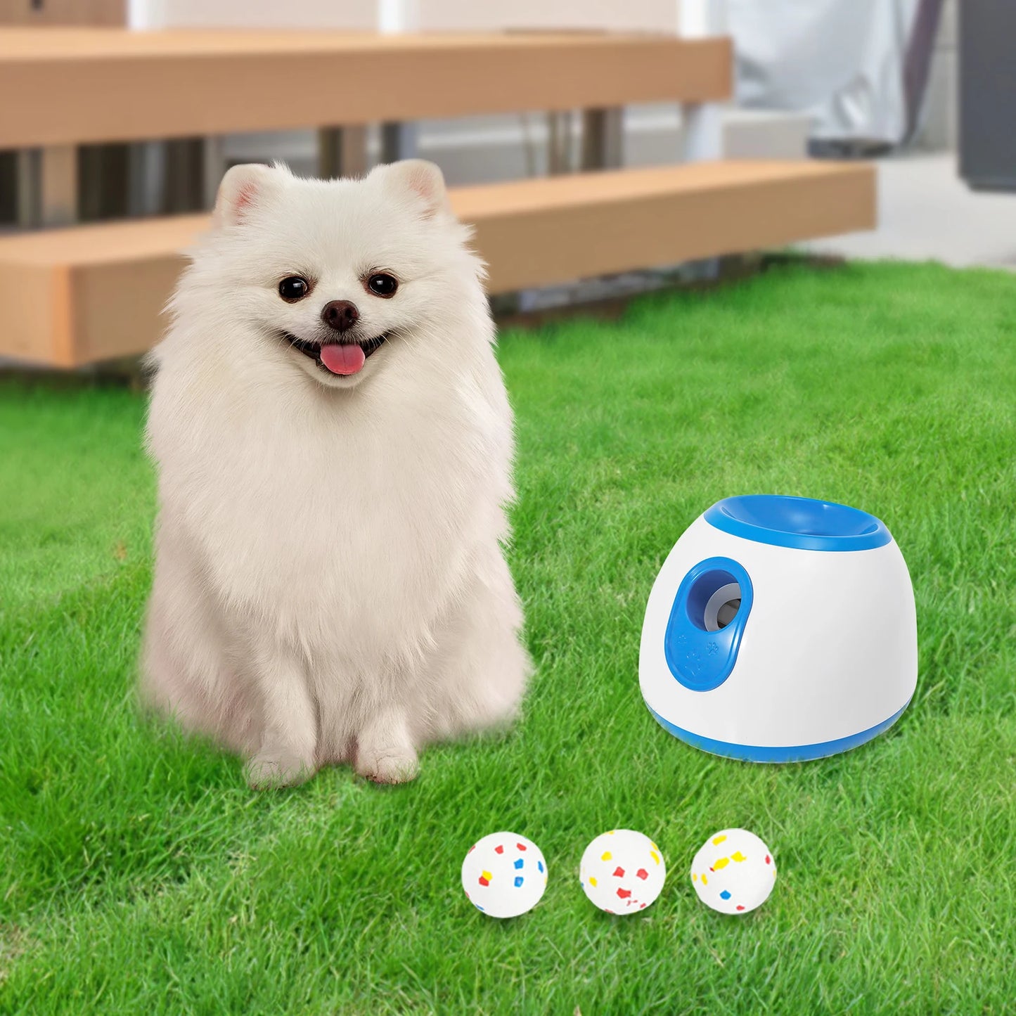 Bymaocar Automatic Ball Launcher For Dogs With Adjustable Throw Distance