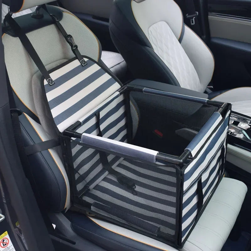 Waterproof Travel Dog Car Seat Cover Hammock For Cars, Pet Carrier Bag Cat Transport, Adjustable Straps