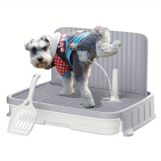 Indoor Dog Potty Tray With Protective Walls For Leakproof Cleaning