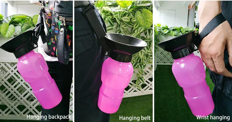 Outdoor Squeeze Portable Pet Water Bottle For Dogs And Cats