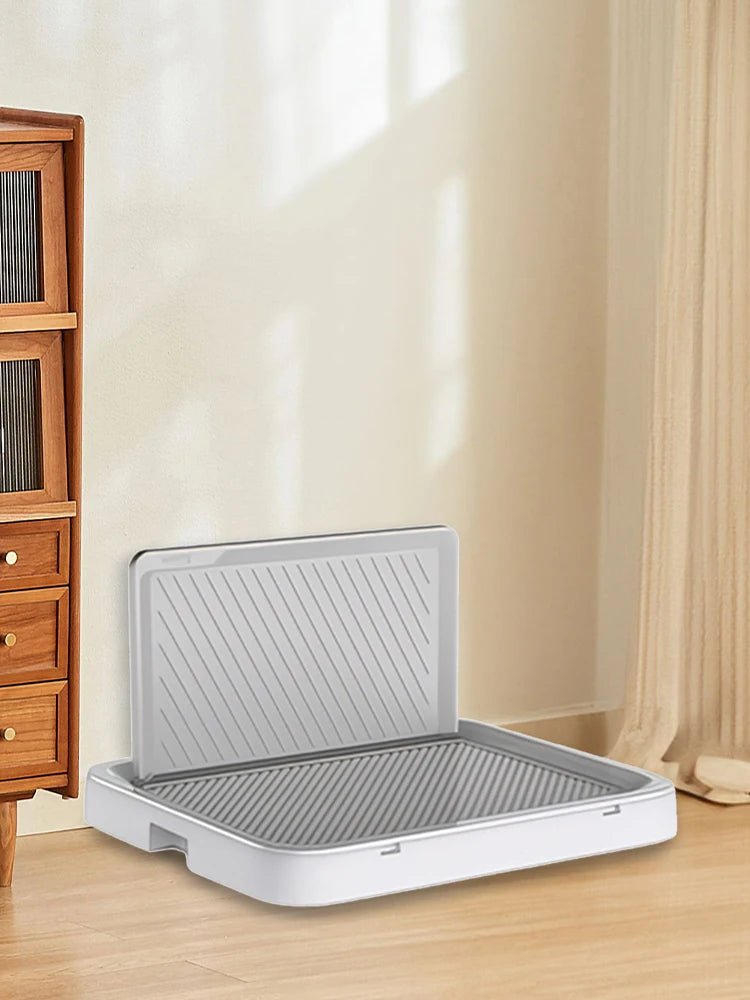 Alloet Dog Potty Tray With Anti Splash Indoor Training Toilet