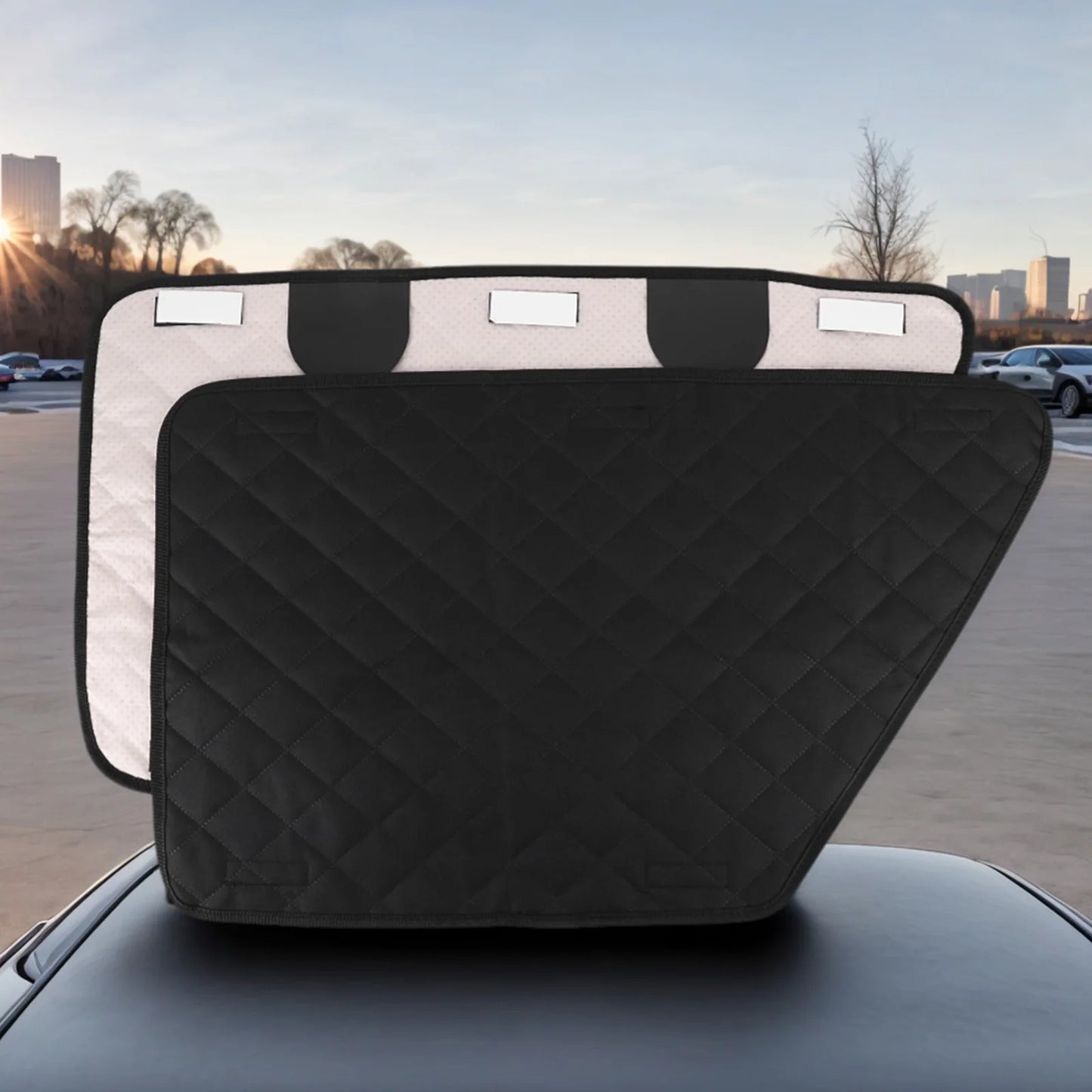 2Pcs Waterproof Car Door Cover for Dog Pet Anti-Scratch Car Cover Washable Car Door Protect Mat for Car SUV Truck Travel