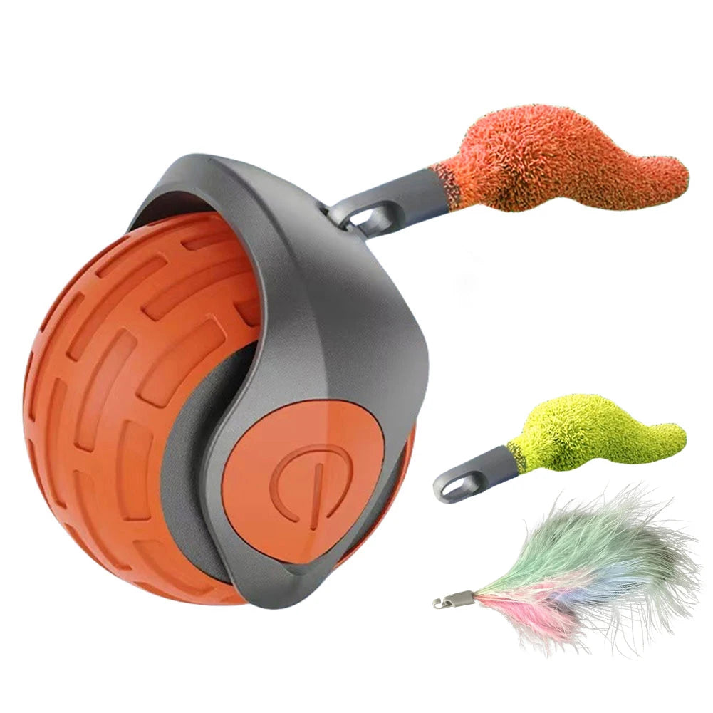 Shunmaii Cat Interactive Ball Toys Rechargeable Teaser Toy