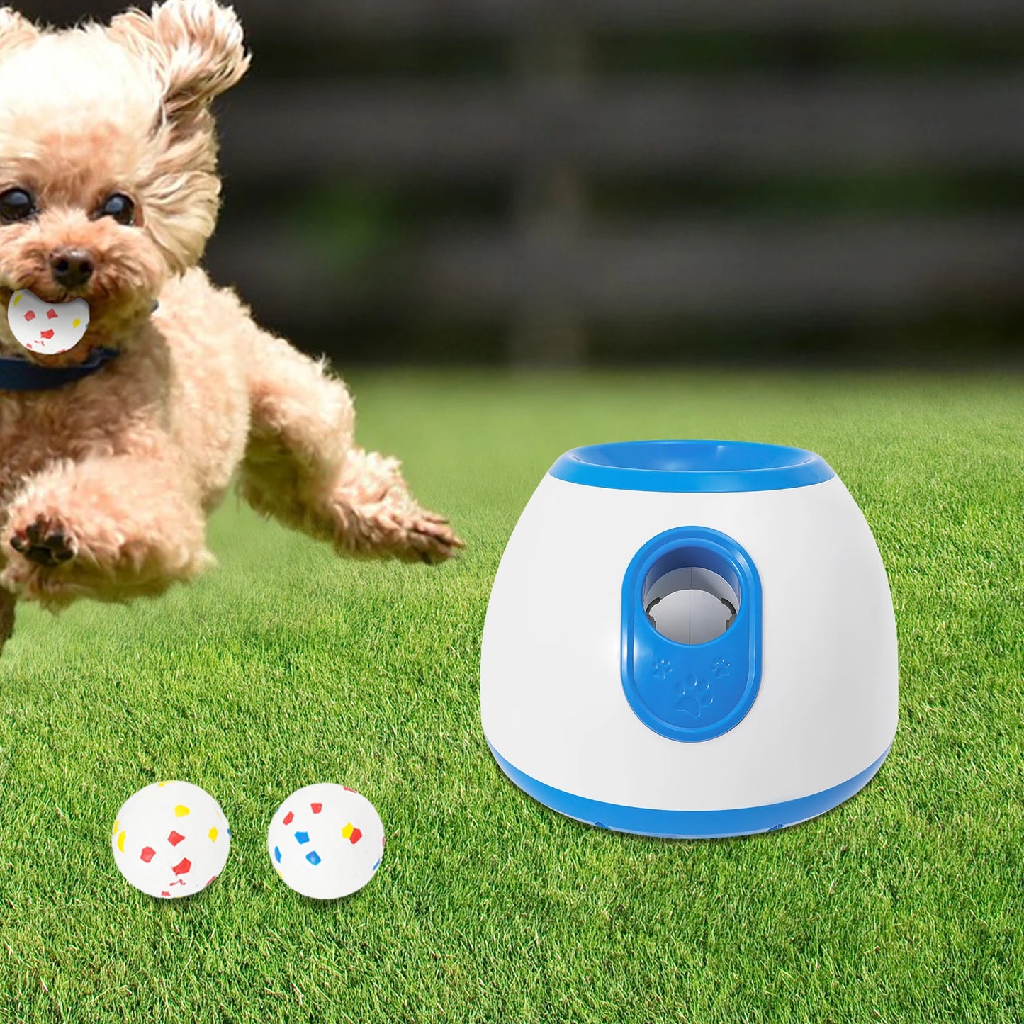 Bymaocar Automatic Ball Launcher For Dogs With Adjustable Throw Distance