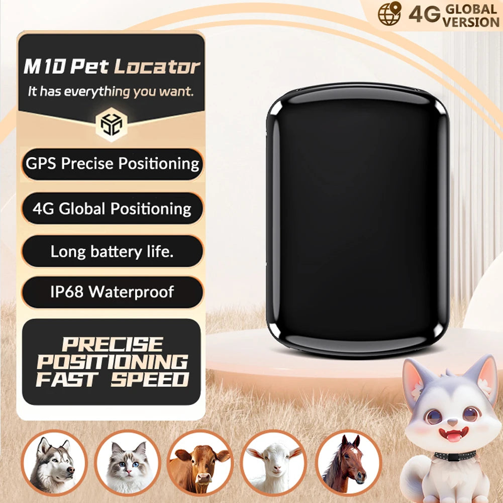 Hign-concerned Pet GPS Tracker for Dogs and Cats Collar