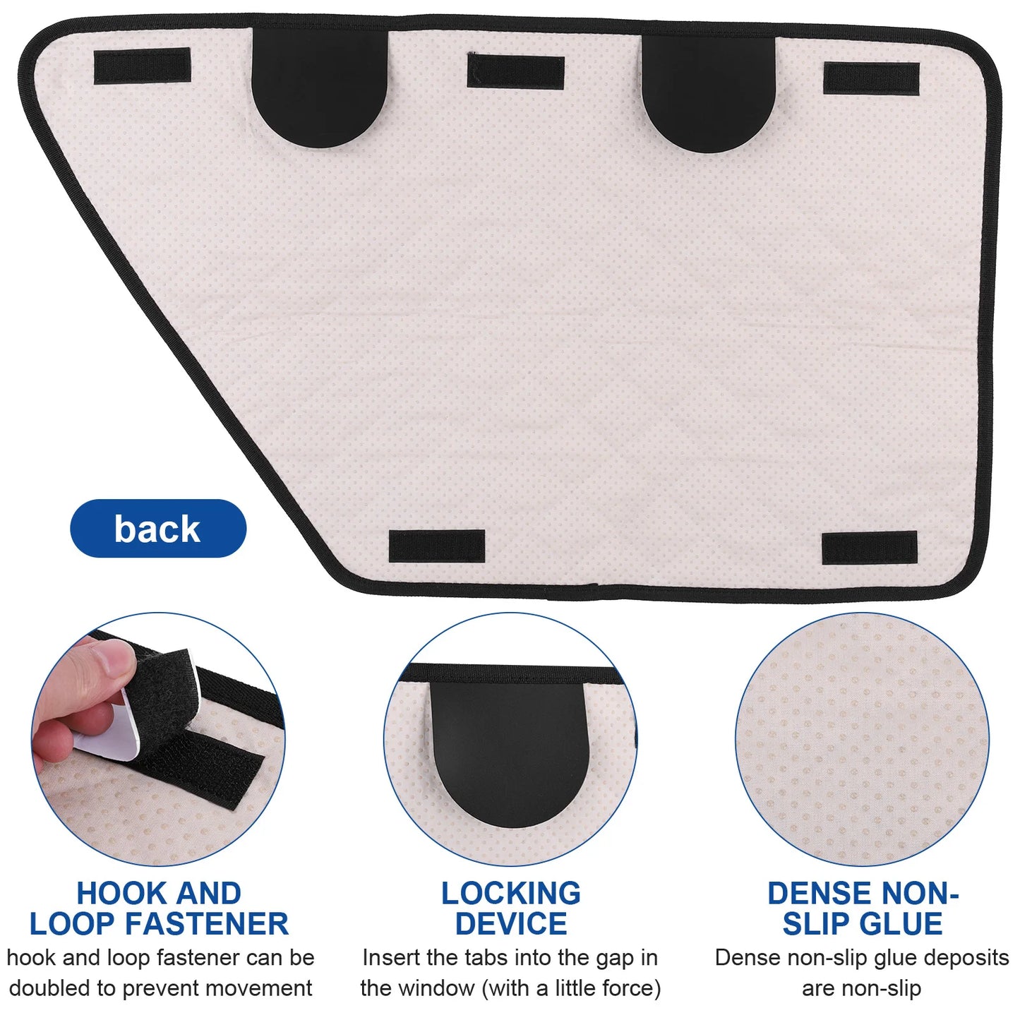 2Pcs Waterproof Car Door Cover for Dog Pet Anti-Scratch Car Cover Washable Car Door Protect Mat for Car SUV Truck Travel