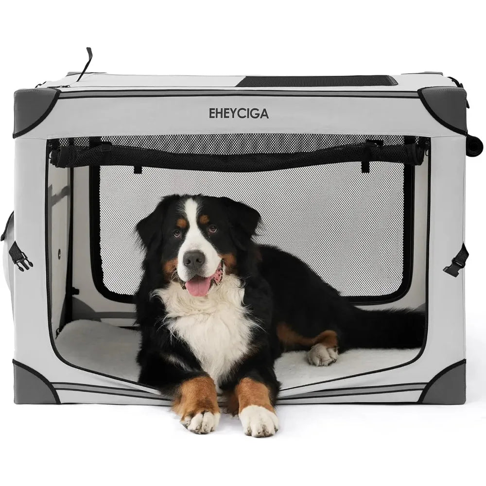 Collapsible Dog Crate for Extra Large Dogs Portable Travel Kennel