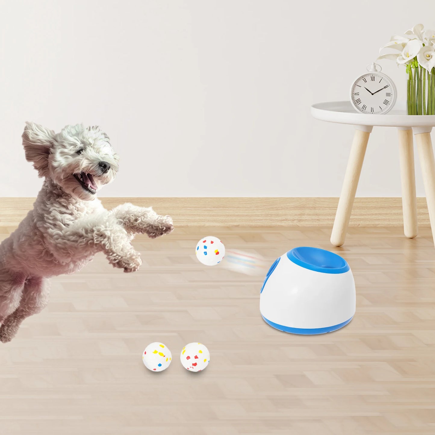 Bymaocar Automatic Ball Launcher For Dogs With Adjustable Throw Distance