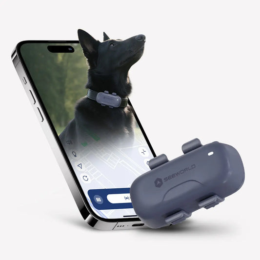 Hign-concerned Mini Pet Tracker with GPS Geofencing Health Monitoring
