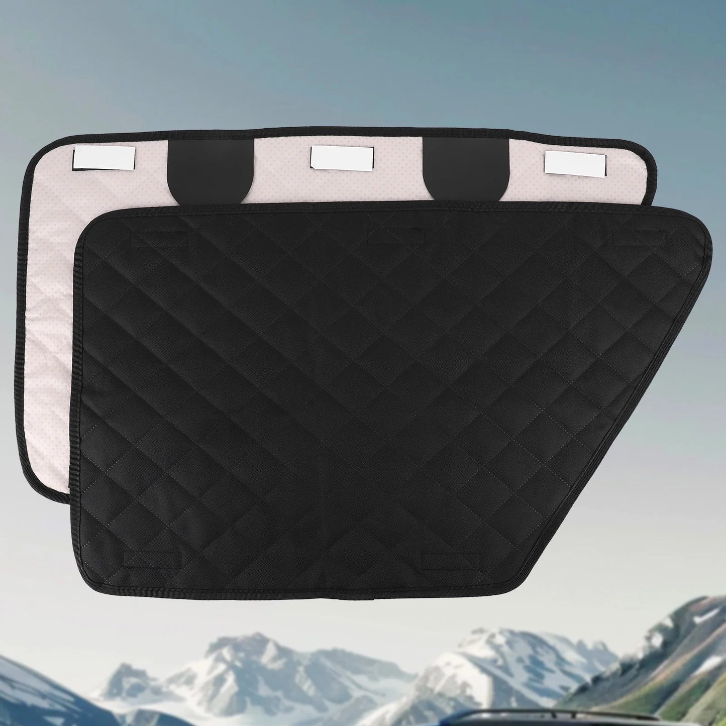 2Pcs Waterproof Car Door Cover for Dog Pet Anti-Scratch Car Cover Washable Car Door Protect Mat for Car SUV Truck Travel