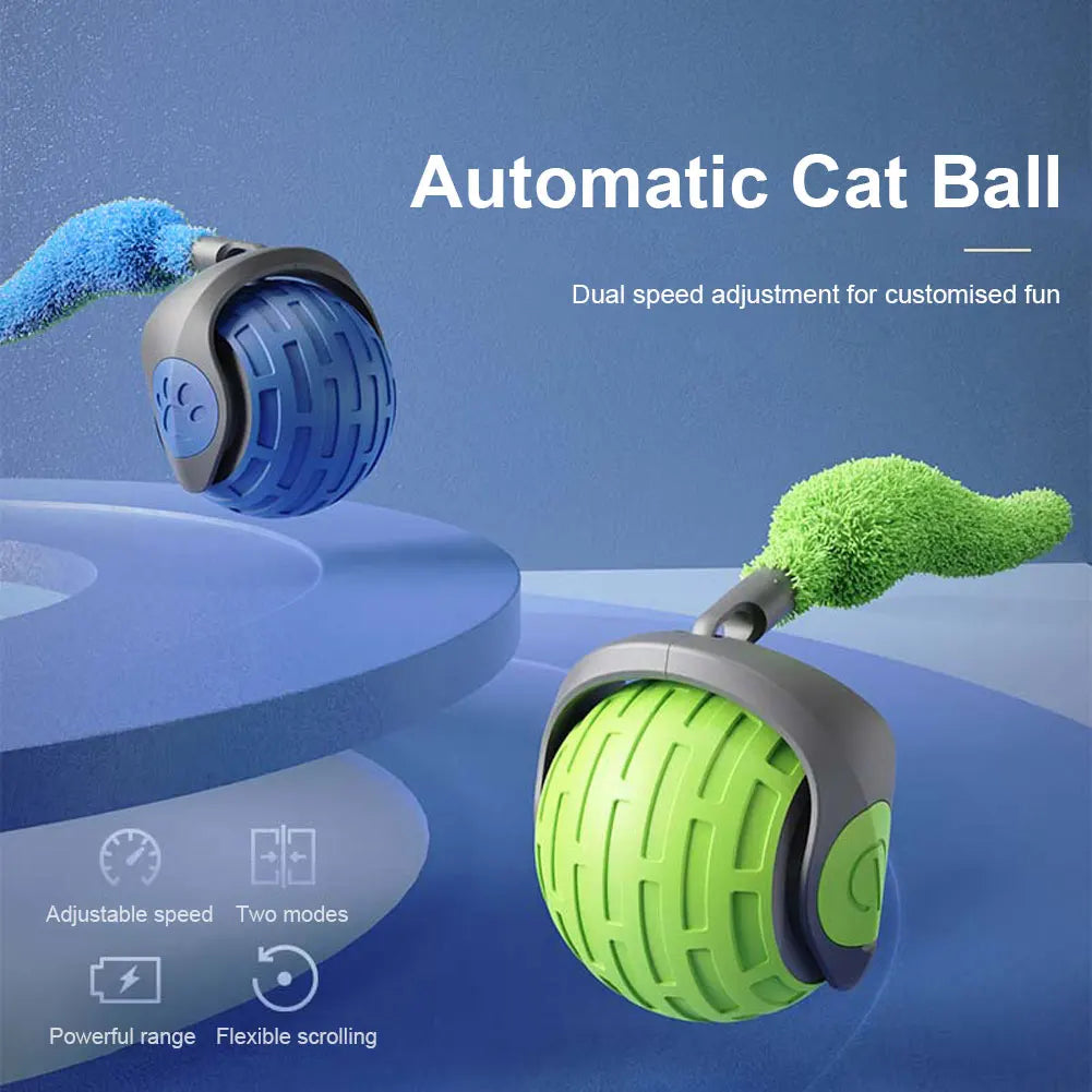 Shunmaii Cat Interactive Ball Toys Rechargeable Teaser Toy