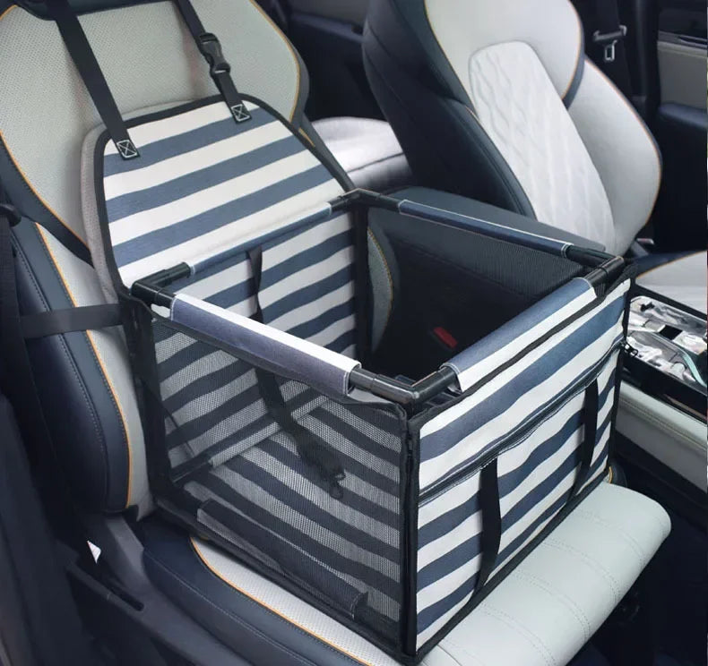 Waterproof Travel Dog Car Seat Cover Hammock For Cars, Pet Carrier Bag Cat Transport, Adjustable Straps