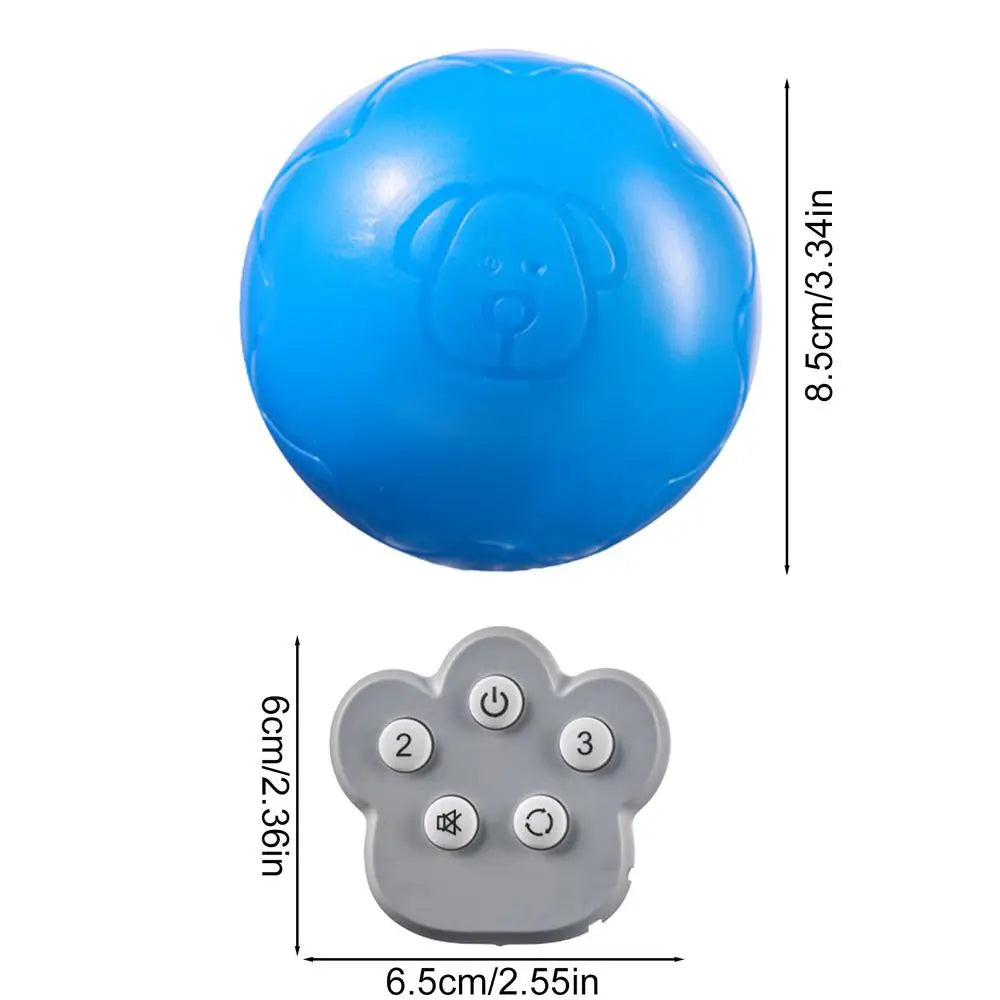 Moving Dog Ball Remote Control Automatic Dog Toy Electronic Dog Toy Bouncing Dog Toy Electric Dog Ball With Sounds And Lights