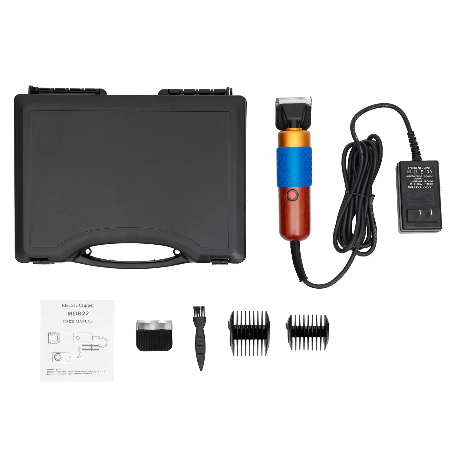Professional Dog And Cat Hair Clipper Kit With Detachable Blades