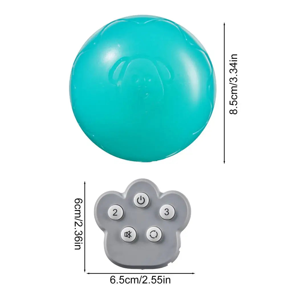 Moving Dog Ball Remote Control Automatic Dog Toy Electronic Dog Toy Bouncing Dog Toy Electric Dog Ball With Sounds And Lights