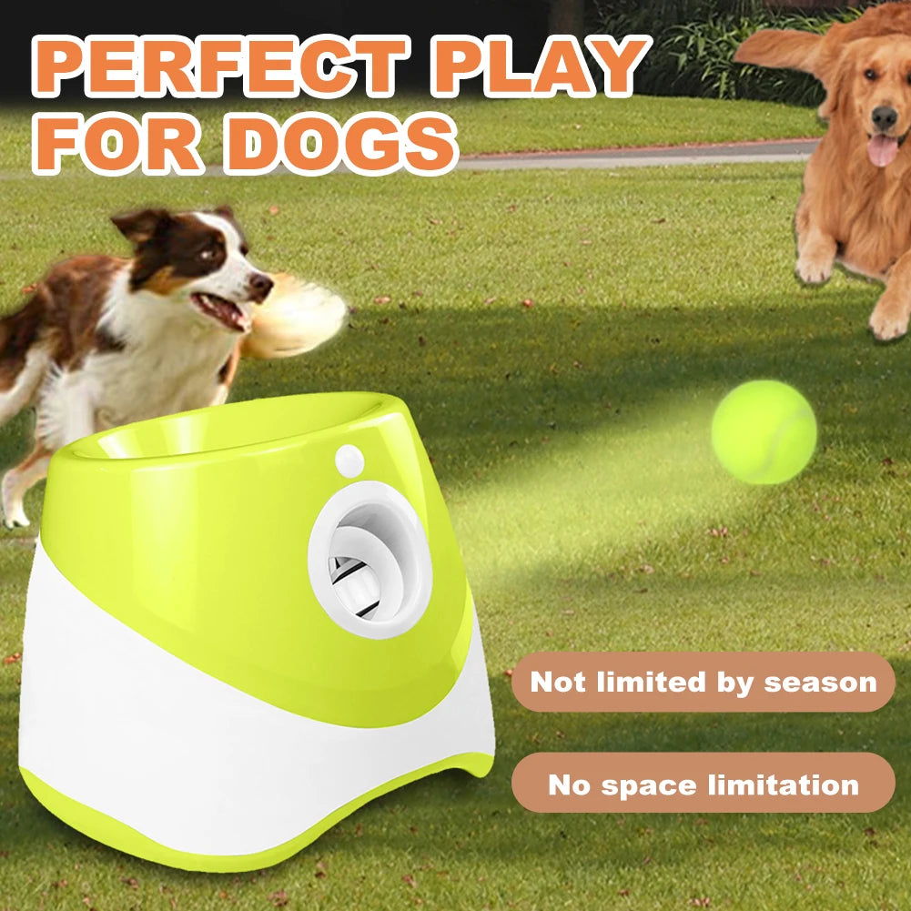 Mini Tennis Throwing Pinball Machine Fun Interactive Throw Catapult Ball Launcher Dog  Dogs Ball Catapult Pet Interactive