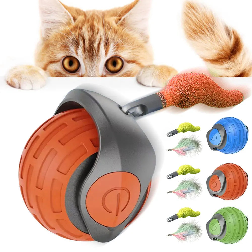 Shunmaii Cat Interactive Ball Toys Rechargeable Teaser Toy