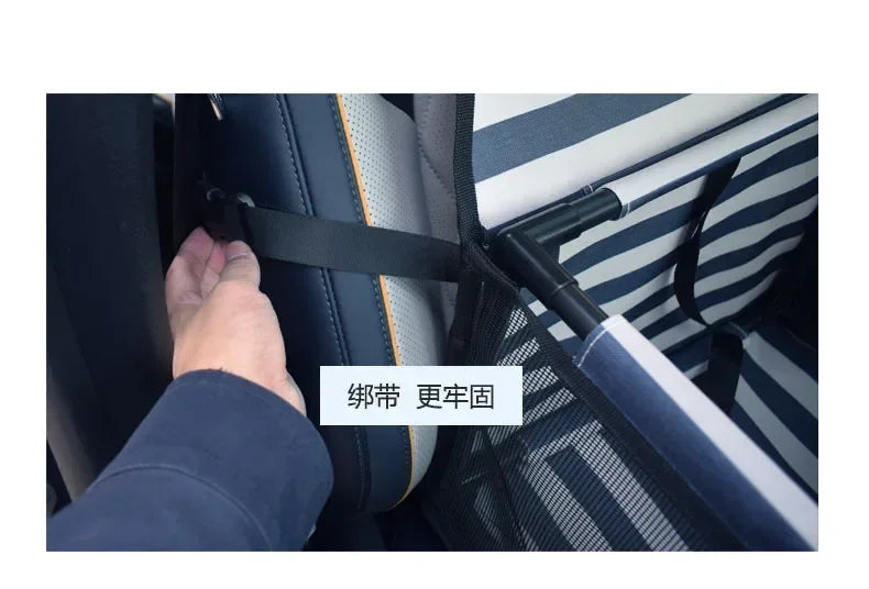 Waterproof Travel Dog Car Seat Cover Hammock For Cars, Pet Carrier Bag Cat Transport, Adjustable Straps