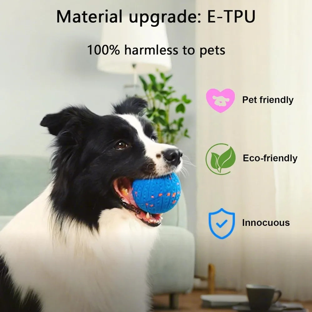 Smart Interactive Dog Ball Three Mode Auto Bounce Chew Proof