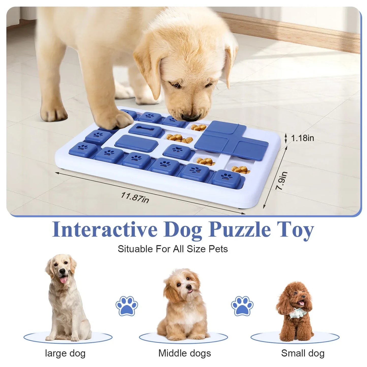Premium Interactive Canine Toys For Puppies Training And CognitiveEnrichment Puzzle