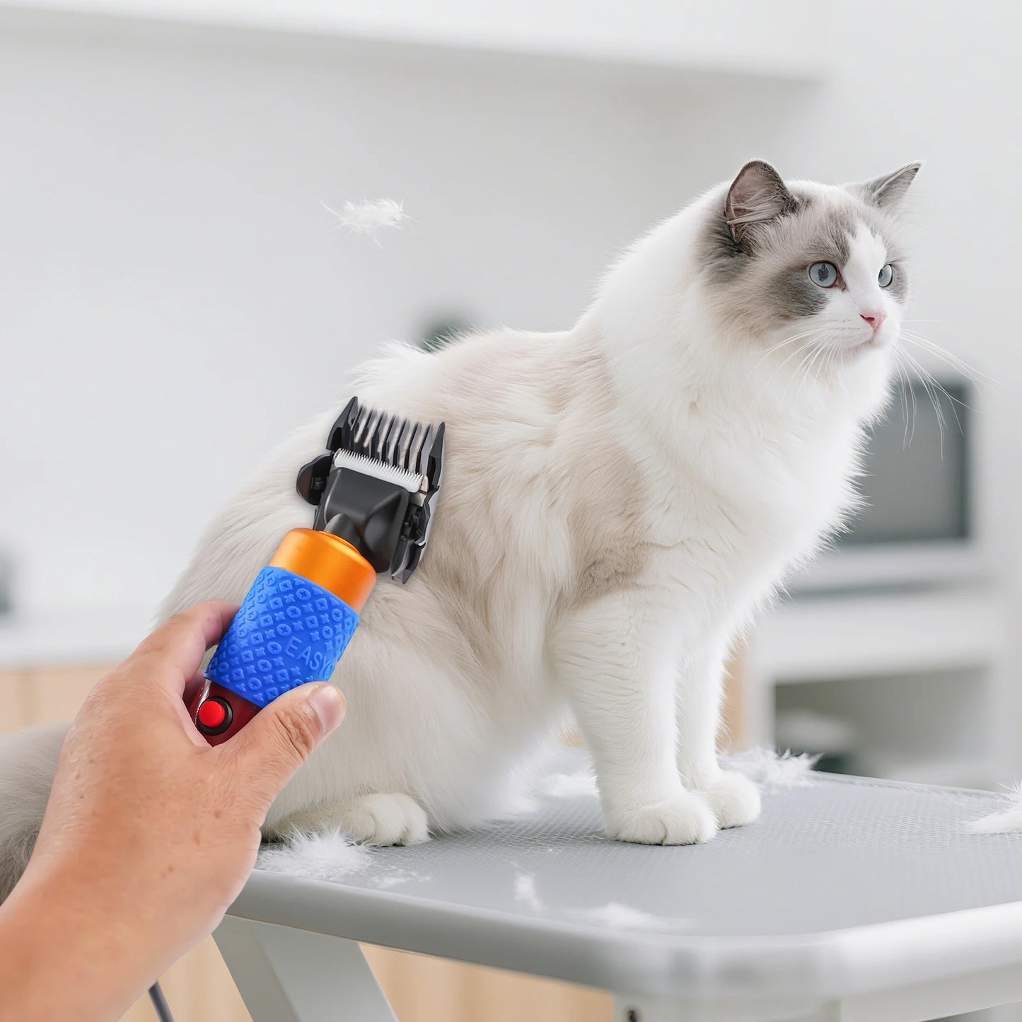 Professional Dog And Cat Hair Clipper Kit With Detachable Blades