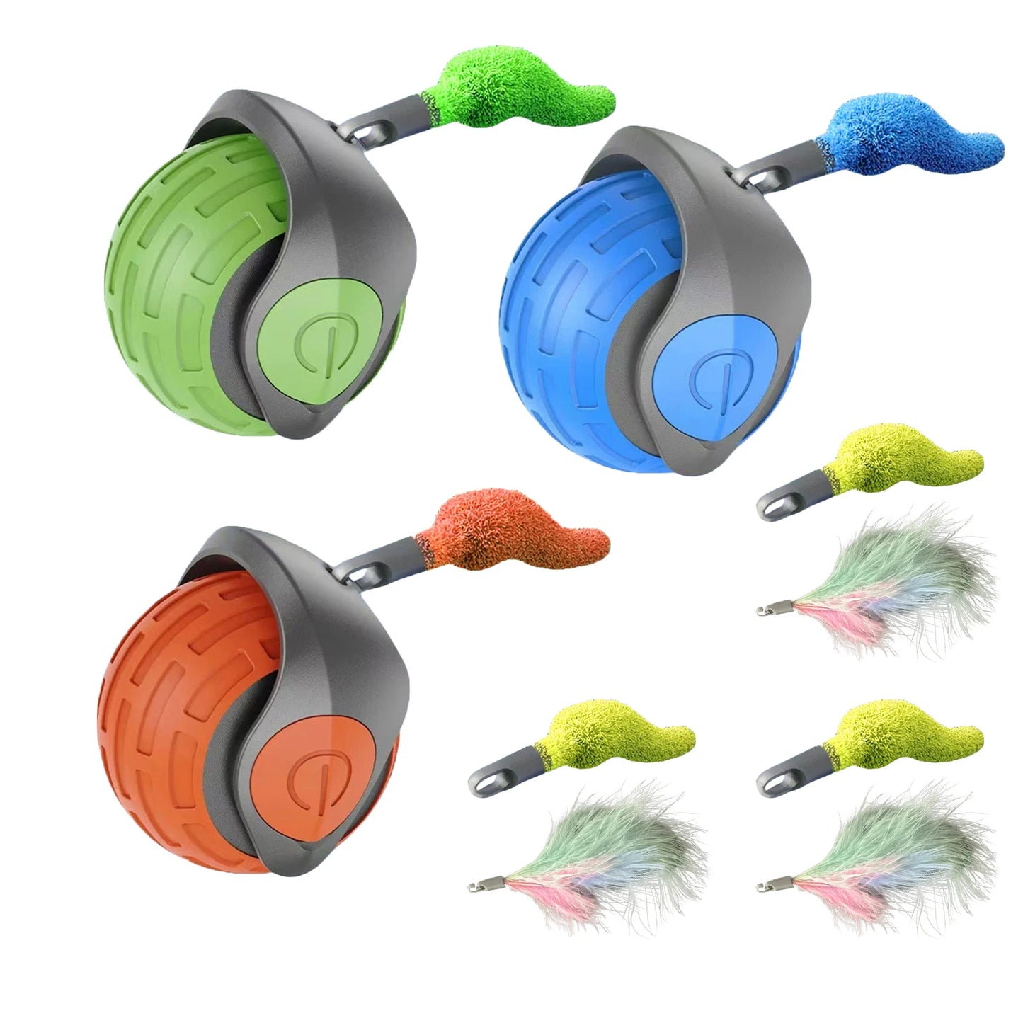 Shunmaii Cat Interactive Ball Toys Rechargeable Teaser Toy