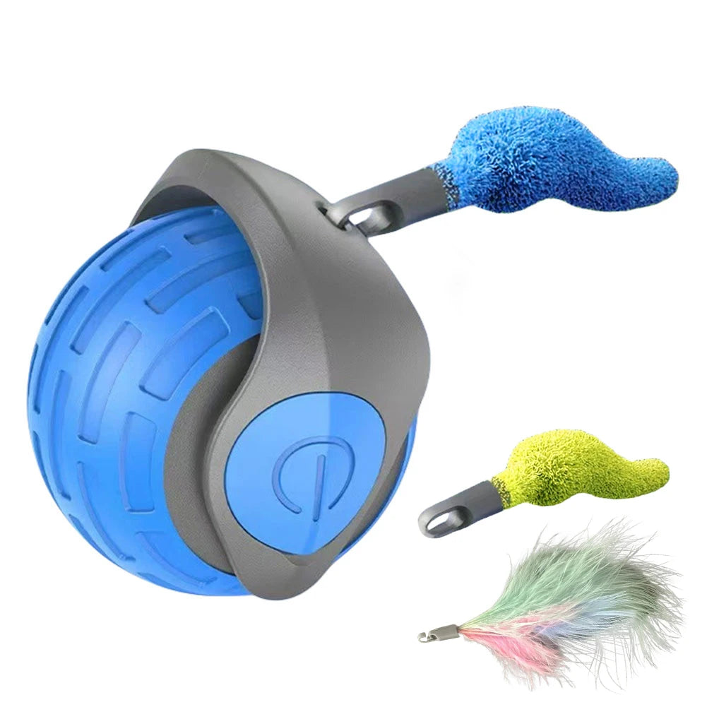 Shunmaii Cat Interactive Ball Toys Rechargeable Teaser Toy