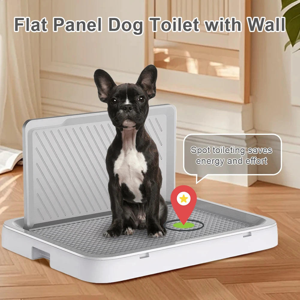 Alloet Dog Potty Tray With Anti Splash Indoor Training Toilet