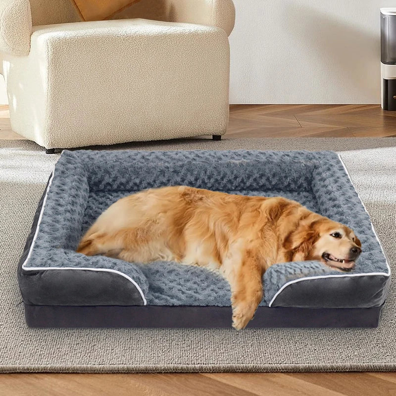 Dog Sofa Bed With Anti Slip Bottom Egg Foam Cushion