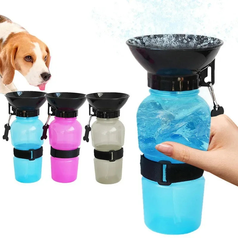 Outdoor Squeeze Portable Pet Water Bottle For Dogs And Cats