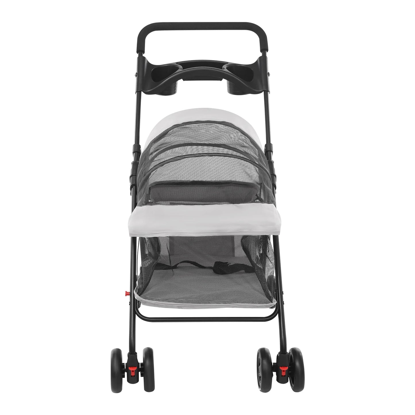 Foldable Lightweight Pet Cart For Small-To-Medium Dogs And Cats All-Season-Outdoor-Travel-Ready