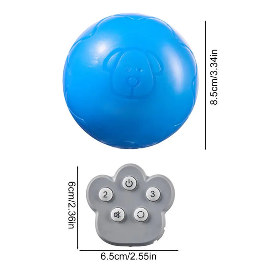 Moving Dog Ball Remote Control Automatic Dog Toy Electronic Dog Toy Bouncing Dog Toy Electric Dog Ball With Sounds And Lights