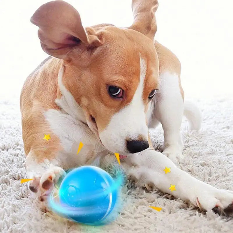 Moving Dog Ball Remote Control Automatic Dog Toy Electronic Dog Toy Bouncing Dog Toy Electric Dog Ball With Sounds And Lights
