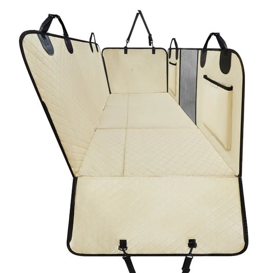 PETRAVEL Dog Car Back Seat Extender Hammock Cover Waterproof