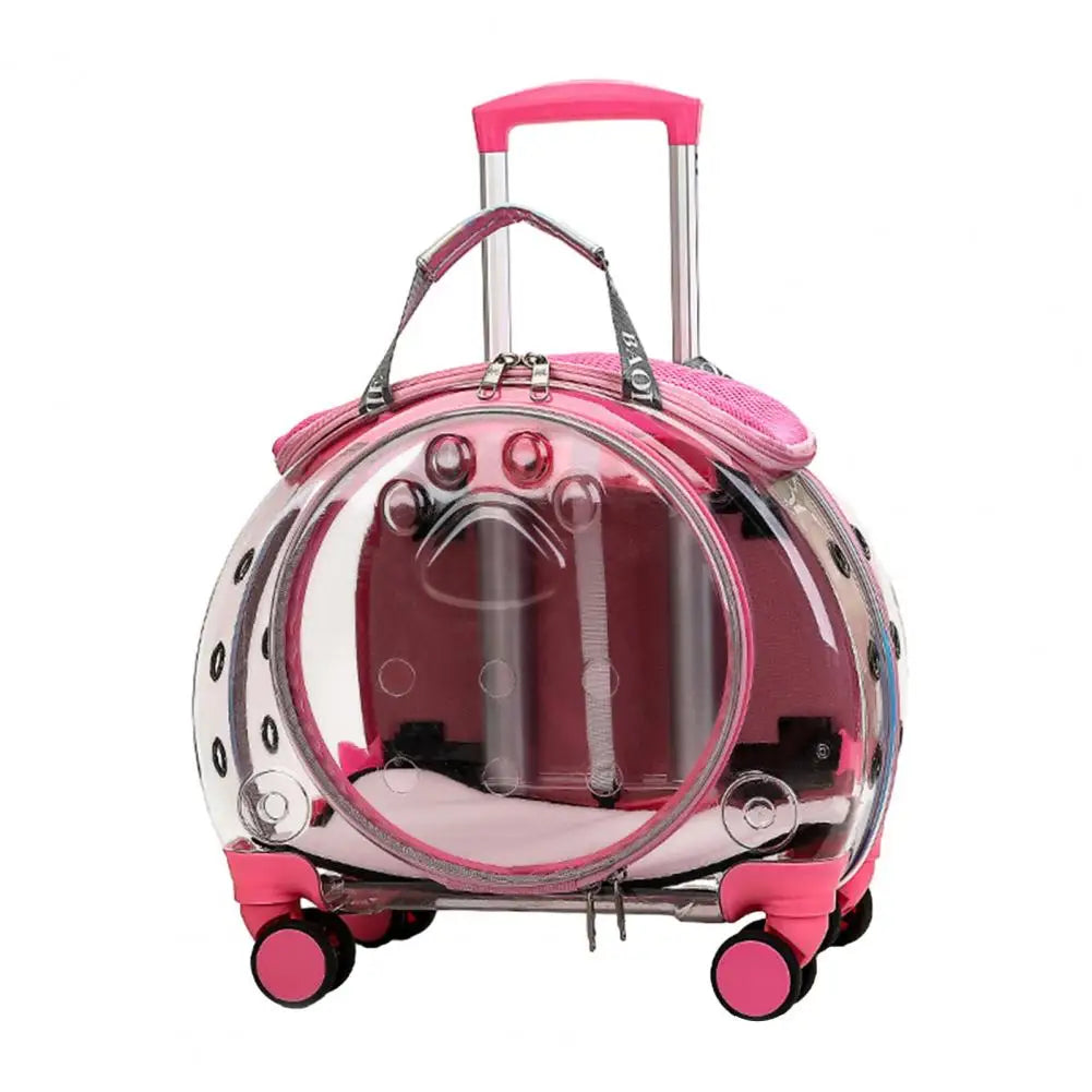Telescopic Rod Pet Carrier Backpack for Travel With Ventilation Holes