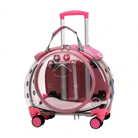 Telescopic Rod Pet Carrier Backpack for Travel With Ventilation Holes