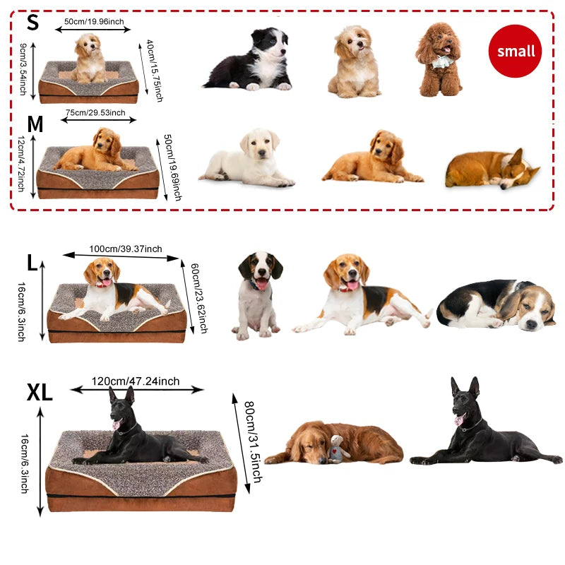 Dog Bed Removable Washable All Seasons Sofa Bed For Pets