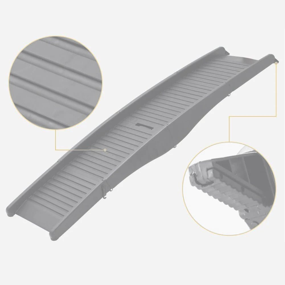 Shunmaii Pet Ramp For Cars Dog Ladder Non Slip Folding