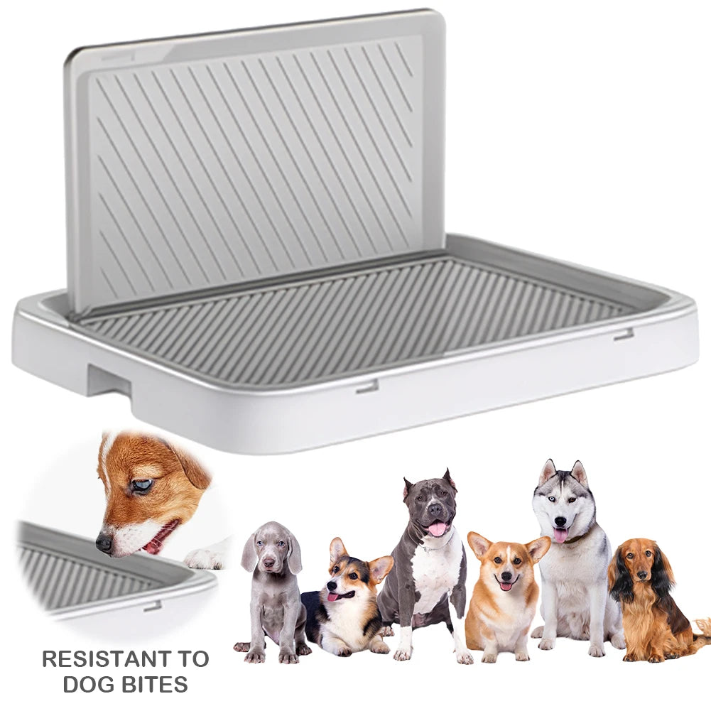 Alloet Dog Potty Tray With Anti Splash Indoor Training Toilet