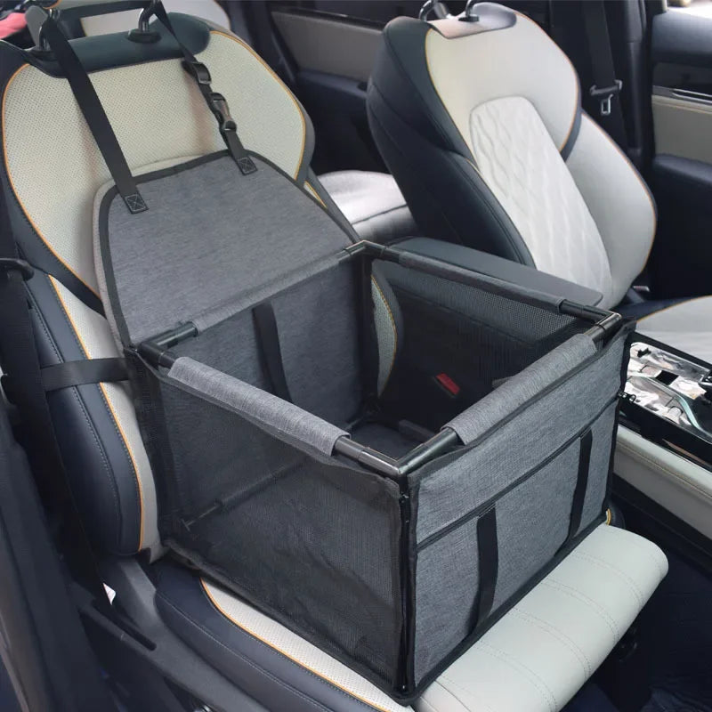 Waterproof Travel Dog Car Seat Cover Hammock For Cars, Pet Carrier Bag Cat Transport, Adjustable Straps