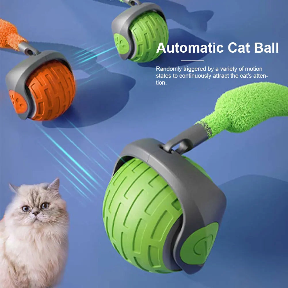 Shunmaii Cat Interactive Ball Toys Rechargeable Teaser Toy