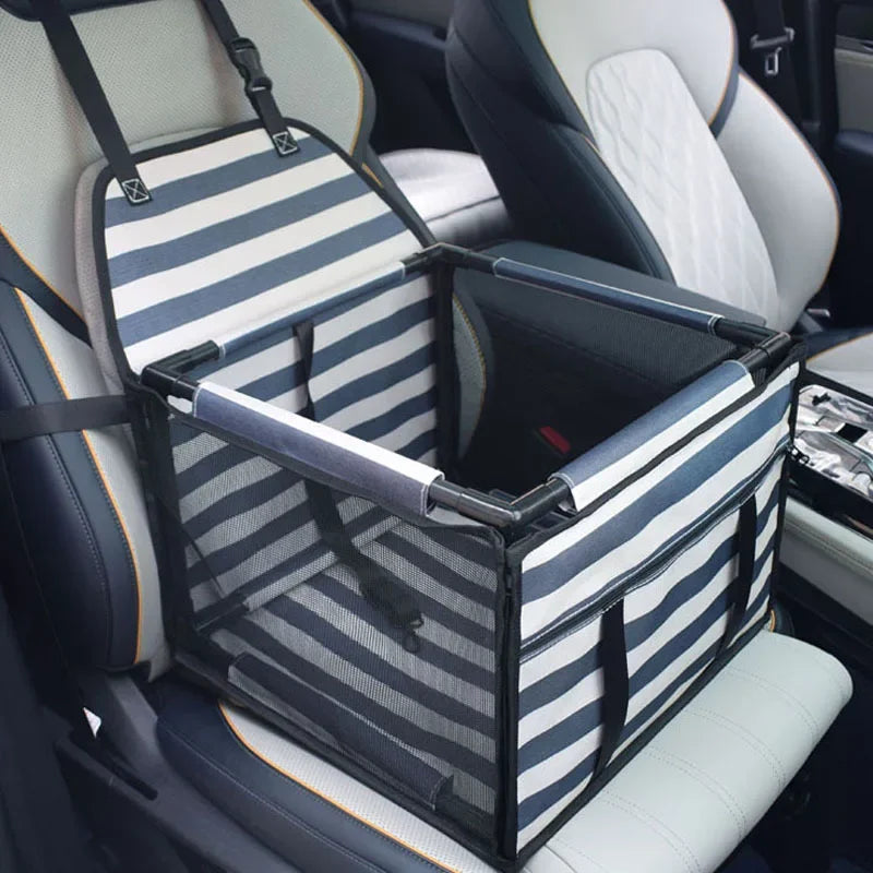 Waterproof Travel Dog Car Seat Cover Hammock For Cars, Pet Carrier Bag Cat Transport, Adjustable Straps
