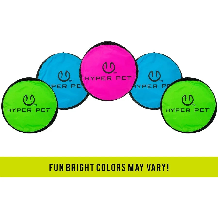 Flippy Flopper 9 Flying Disc AllBreedsCompatible TeethSafe PackOfFive Floats Waterproof